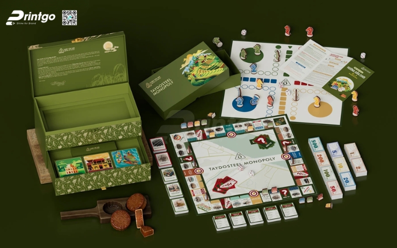 Hộp quà tết độc đáo kèm board game Hộp quà tết độc đáo kèm board game
