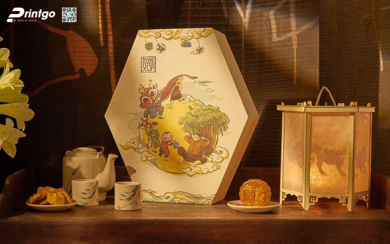 Hộp quà tết độc đáo hình lục giác, bát giác Hộp quà tết độc đáo hình lục giác, bát giác