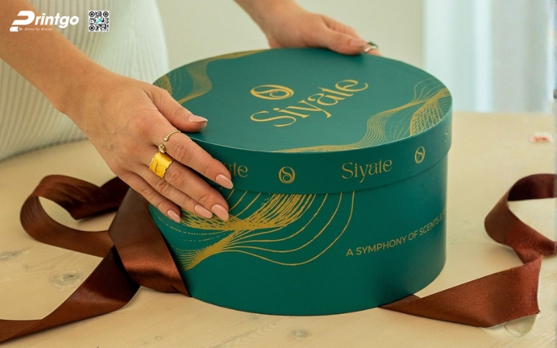 Mẫu hộp quà tết không rượu hình tròn Mẫu hộp quà tết không rượu hình tròn