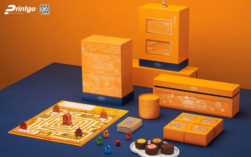 Hộp quà tết độc đáo kèm board game Hộp quà tết độc đáo kèm board game