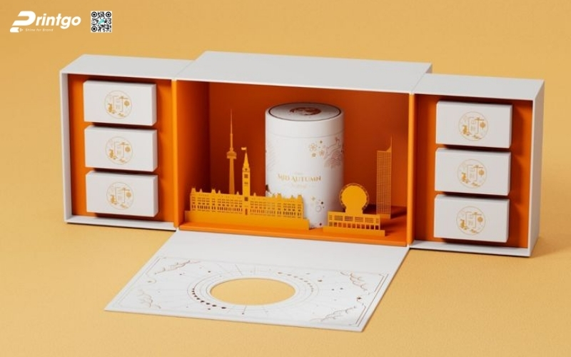 Hộp quà tết độc đáo nhiều ngăn Hộp quà tết độc đáo nhiều ngăn