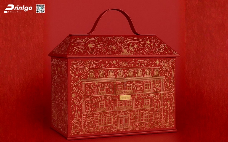 Mẫu hộp quà tết không rượu có quy cách đặc biệt Mẫu hộp quà tết không rượu có quy cách đặc biệt