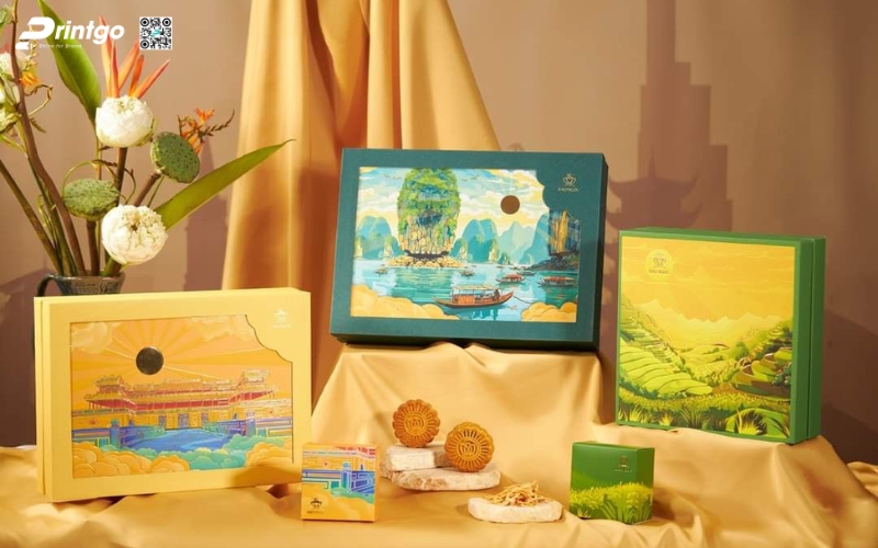 Mẫu hộp quà tết không rượu hình chữ nhật Mẫu hộp quà tết không rượu hình chữ nhật