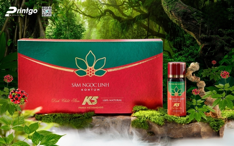 Mẫu hộp quà tết sâm Ngọc Linh Mẫu hộp quà tết sâm Ngọc Linh