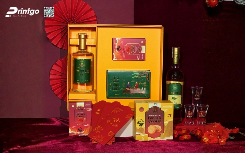 Mẫu hộp quà tết sâm Ngọc Linh Mẫu hộp quà tết sâm Ngọc Linh