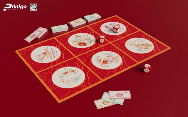 Hộp quà tết độc đáo kèm board game Hộp quà tết độc đáo kèm board game