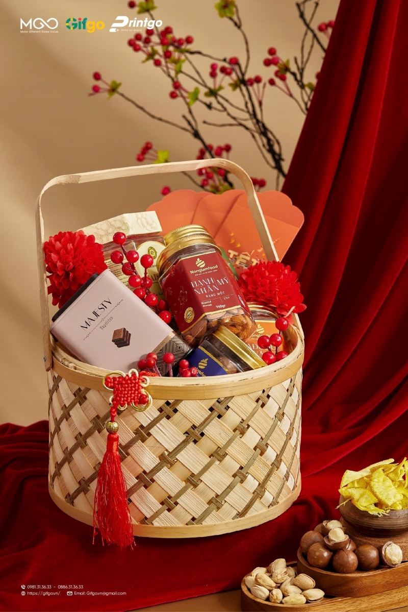 Hộp quà Tết thân thiện môi trường Hộp quà Tết thân thiện môi trường