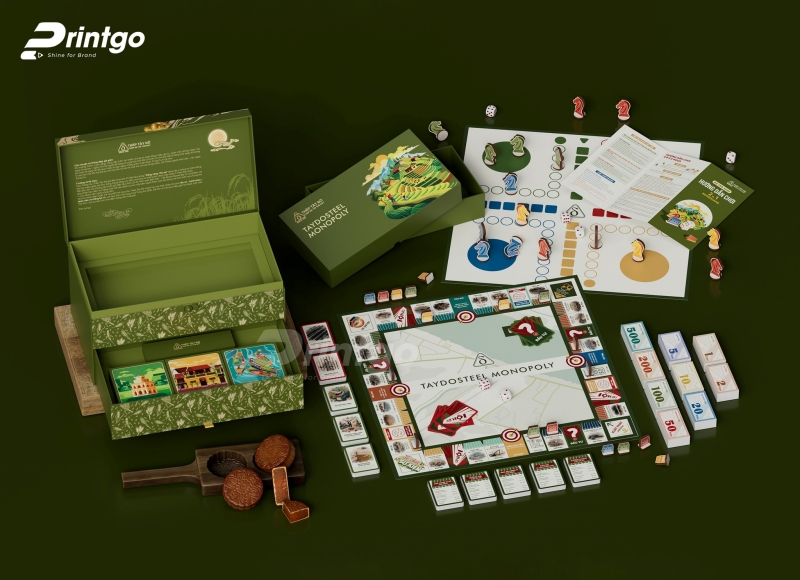 Hộp quà Tết tích hợp Boardgame trọn bộ Hộp quà Tết tích hợp Boardgame trọn bộ