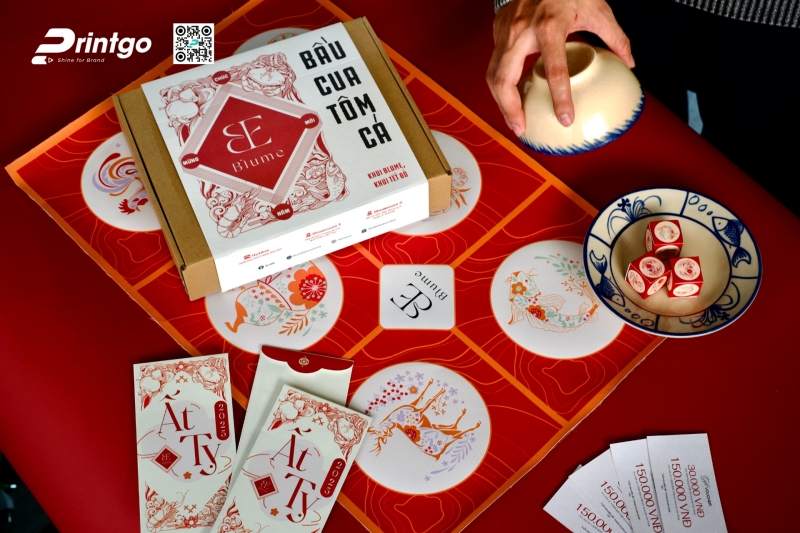 Hộp quà Tết tích hợp Boardgame Hộp quà Tết tích hợp Boardgame