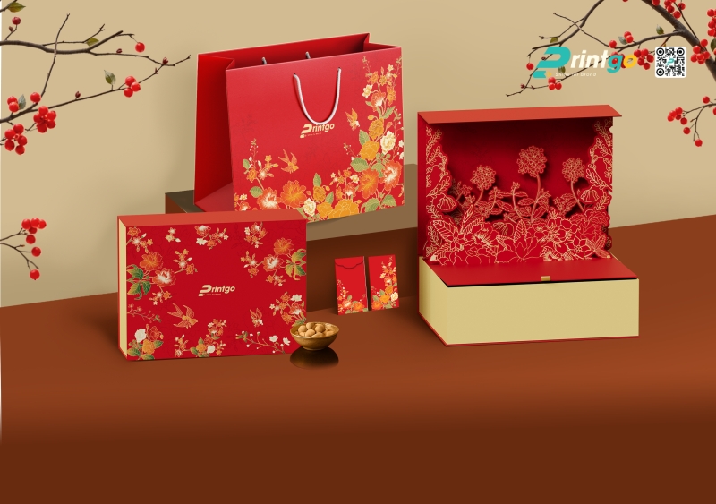 Cập nhật BST Hộp quà Tết "Mã Niên Đại Cát" 2026 mới nhất của Printgo Cập nhật BST Hộp quà Tết "Mã Niên Đại Cát" 2026 mới nhất của Printgo