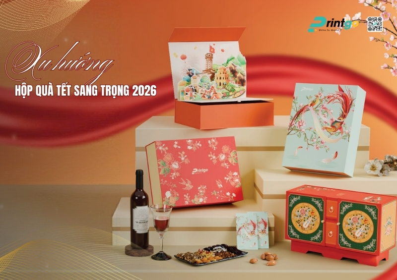 Hộp quà Tết sang trọng 2026 - Xu hướng mới cho doanh nghiệp tạo dấu ấn cao cấp Hộp quà Tết sang trọng 2026 - Xu hướng mới cho doanh nghiệp tạo dấu ấn cao cấp