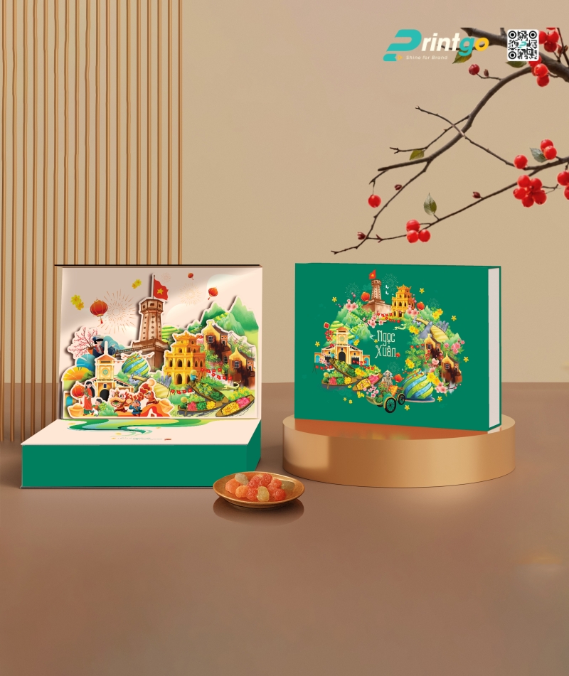 Cập nhật BST Hộp quà Tết "Mã Niên Đại Cát" 2026 mới nhất của Printgo Cập nhật BST Hộp quà Tết "Mã Niên Đại Cát" 2026 mới nhất của Printgo