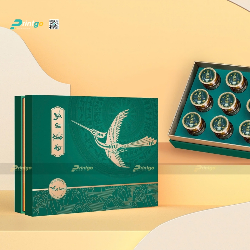 Hộp quà tết đựng yến sào thương hiệu True Nest Hộp quà tết đựng yến sào thương hiệu True Nest