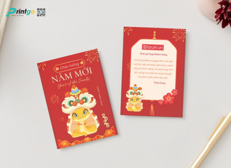 Chất liệu in thiệp chúc mừng năm mới Chất liệu in thiệp chúc mừng năm mới