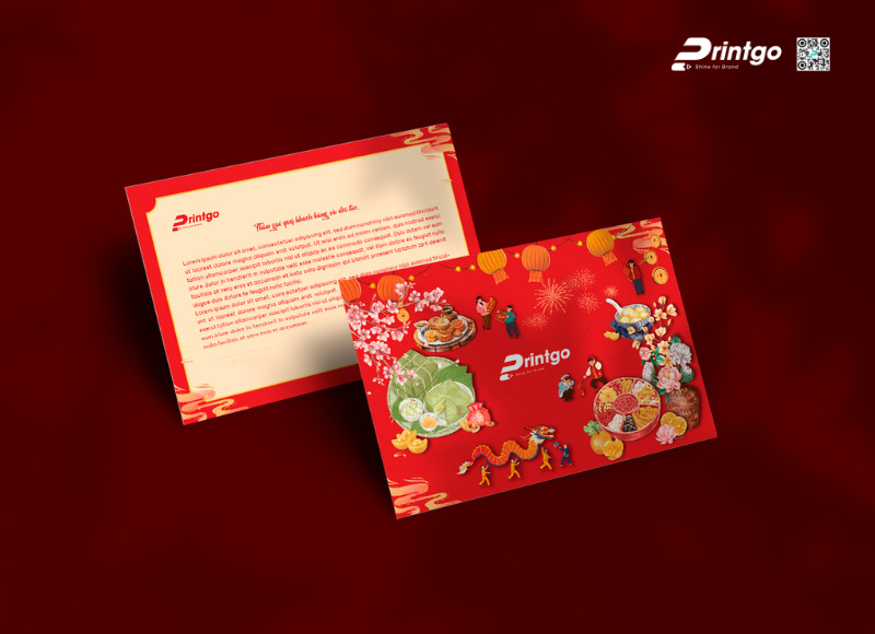 Chất liệu in thiệp chúc mừng năm mới Chất liệu in thiệp chúc mừng năm mới