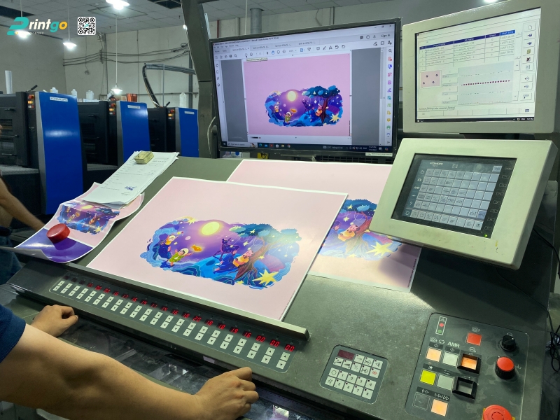 In proof để khách hàng kiểm tra màu sắc, chất liệu, kích thước thực tế. In proof để khách hàng kiểm tra màu sắc, chất liệu, kích thước thực tế.