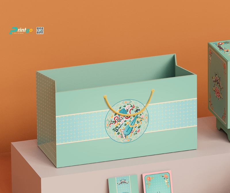 Túi giấy đựng quà tết Ngọc Vũ Niên do Printgo thiết kế và in ấn Túi giấy đựng quà tết Ngọc Vũ Niên do Printgo thiết kế và in ấn