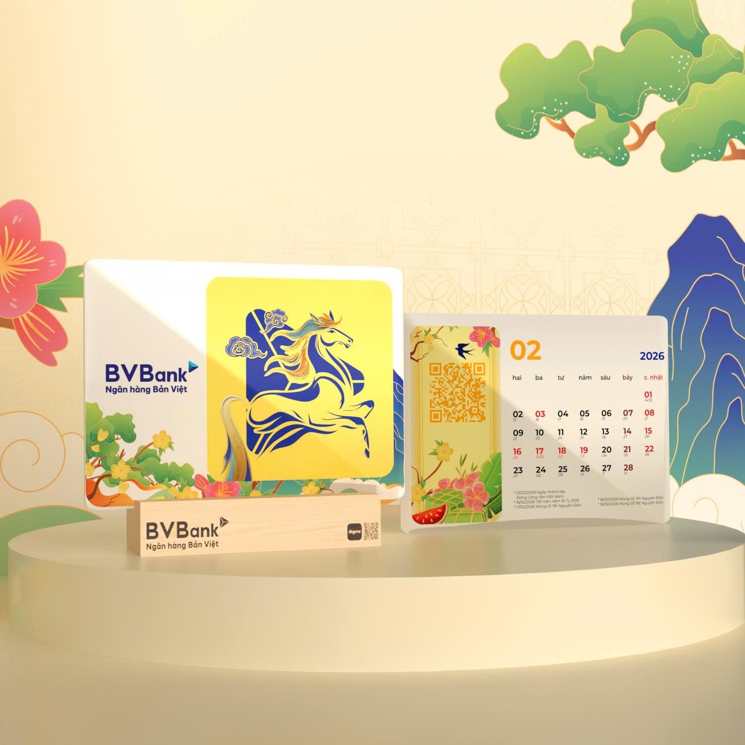 Bộ sưu tập lịch ngân hàng BV Bank 2026 Bộ sưu tập lịch ngân hàng BV Bank 2026