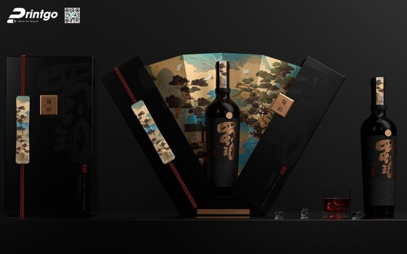 Hộp quà tết độc đáo hình quạt lạ mắt Hộp quà tết độc đáo hình quạt lạ mắt