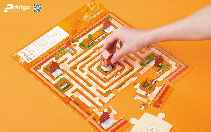 Hộp quà tết độc đáo kèm board game Hộp quà tết độc đáo kèm board game