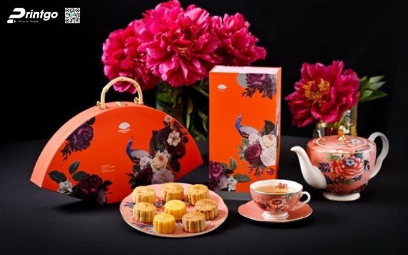 Hộp quà tết độc đáo hình quạt lạ mắt Hộp quà tết độc đáo hình quạt lạ mắt