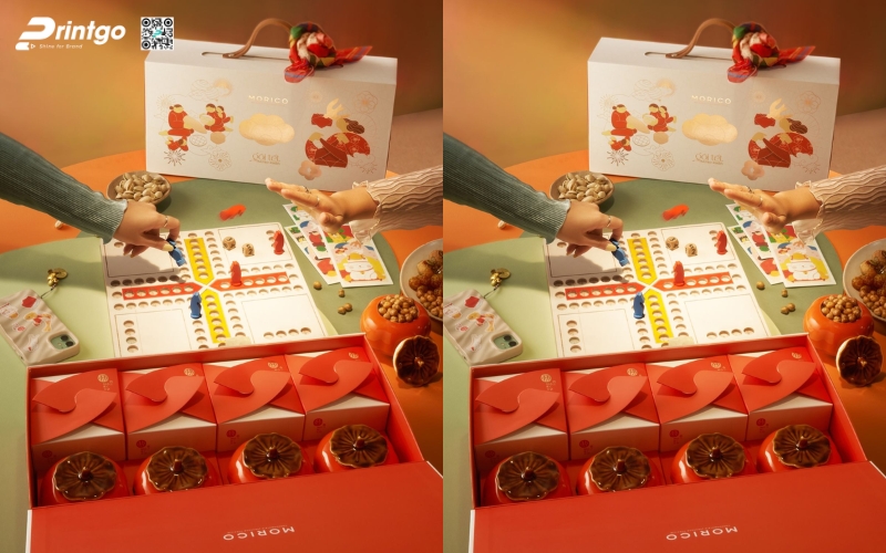 Hộp quà tết độc đáo kèm board game Hộp quà tết độc đáo kèm board game