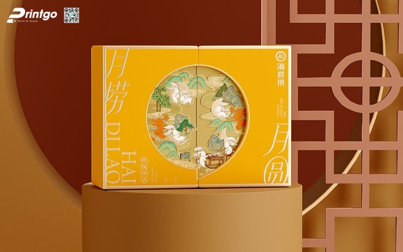 Mẫu hộp quà tết không rượu hình chữ nhật Mẫu hộp quà tết không rượu hình chữ nhật