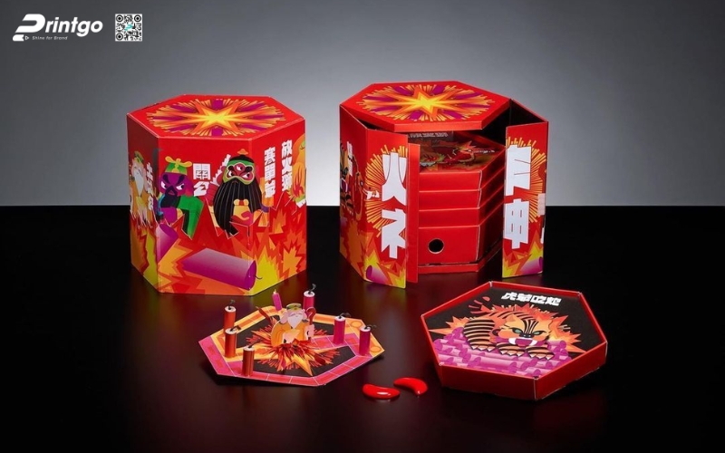 Hộp quà tết độc đáo kèm board game Hộp quà tết độc đáo kèm board game