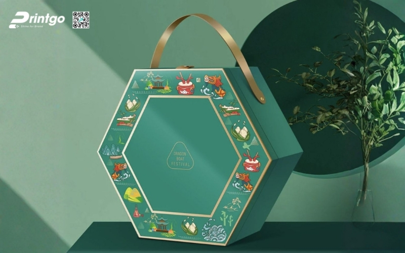 Kỹ thuật gia công và in ấn hộp quà tết lục giác Kỹ thuật gia công và in ấn hộp quà tết lục giác