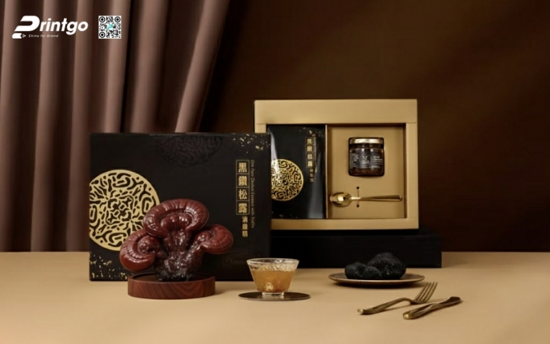 Mẫu hộp quà Tết nấm linh chi cao cấp và sang trọng nhất 2026 Mẫu hộp quà Tết nấm linh chi cao cấp và sang trọng nhất 2026