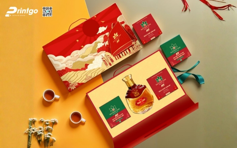 Mẫu hộp quà tết sâm Ngọc Linh Mẫu hộp quà tết sâm Ngọc Linh