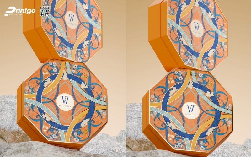 Hộp quà tết độc đáo hình lục giác, bát giác Hộp quà tết độc đáo hình lục giác, bát giác