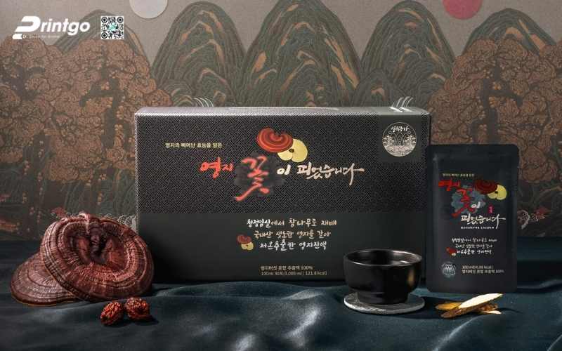 Mẫu hộp quà Tết nấm linh chi cao cấp và sang trọng nhất 2026 Mẫu hộp quà Tết nấm linh chi cao cấp và sang trọng nhất 2026