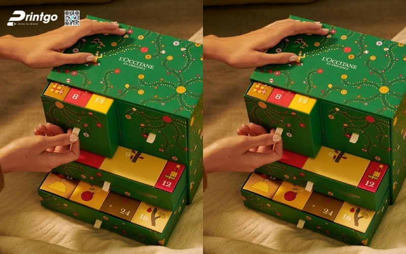 Hộp quà tết độc đáo nhiều ngăn Hộp quà tết độc đáo nhiều ngăn