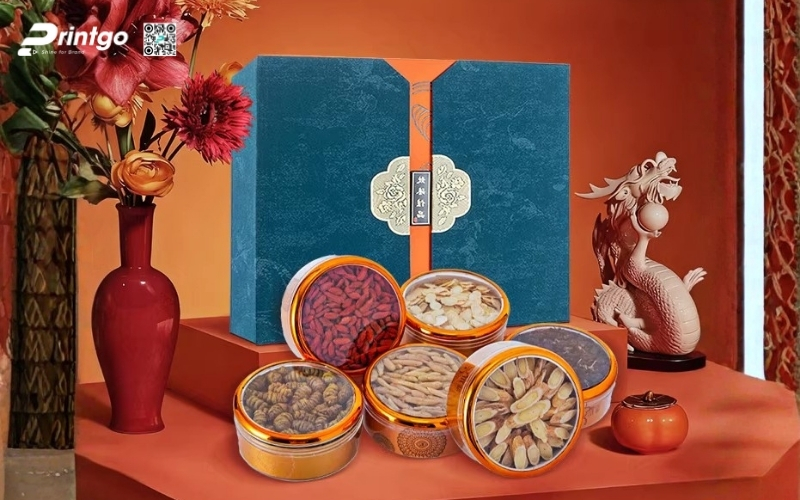 Mẫu hộp quà Tết nấm linh chi cao cấp và sang trọng nhất 2026 Mẫu hộp quà Tết nấm linh chi cao cấp và sang trọng nhất 2026