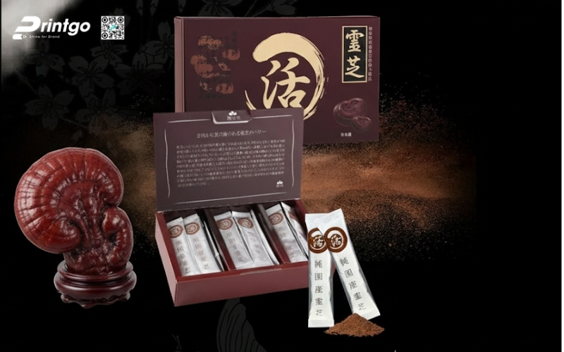 Mẫu hộp quà Tết nấm linh chi cao cấp và sang trọng nhất 2026 Mẫu hộp quà Tết nấm linh chi cao cấp và sang trọng nhất 2026