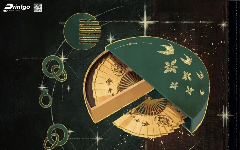 Hộp quà tết độc đáo hình bán nguyệt Hộp quà tết độc đáo hình bán nguyệt