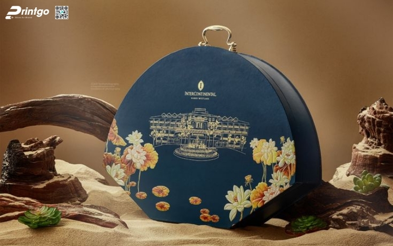 Hộp quà tết độc đáo hình bán nguyệt Hộp quà tết độc đáo hình bán nguyệt