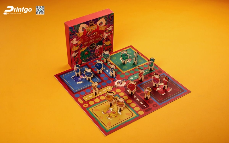 Hộp quà tết độc đáo kèm board game Hộp quà tết độc đáo kèm board game