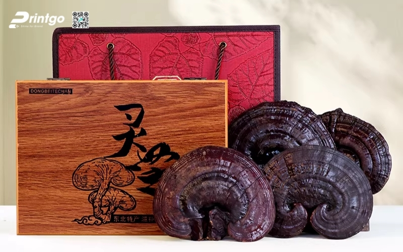 Mẫu hộp quà Tết nấm linh chi cao cấp và sang trọng nhất 2026 Mẫu hộp quà Tết nấm linh chi cao cấp và sang trọng nhất 2026