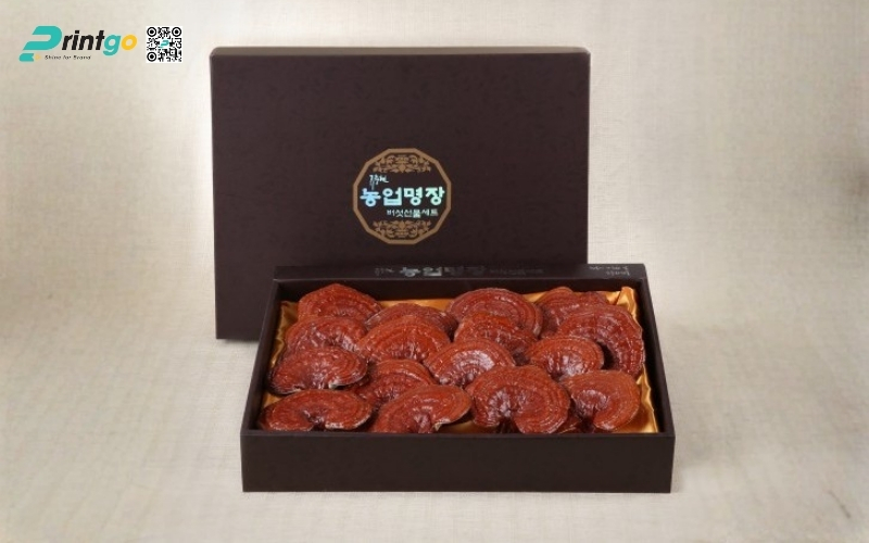 Mẫu hộp quà Tết nấm linh chi cao cấp và sang trọng nhất 2026 Mẫu hộp quà Tết nấm linh chi cao cấp và sang trọng nhất 2026