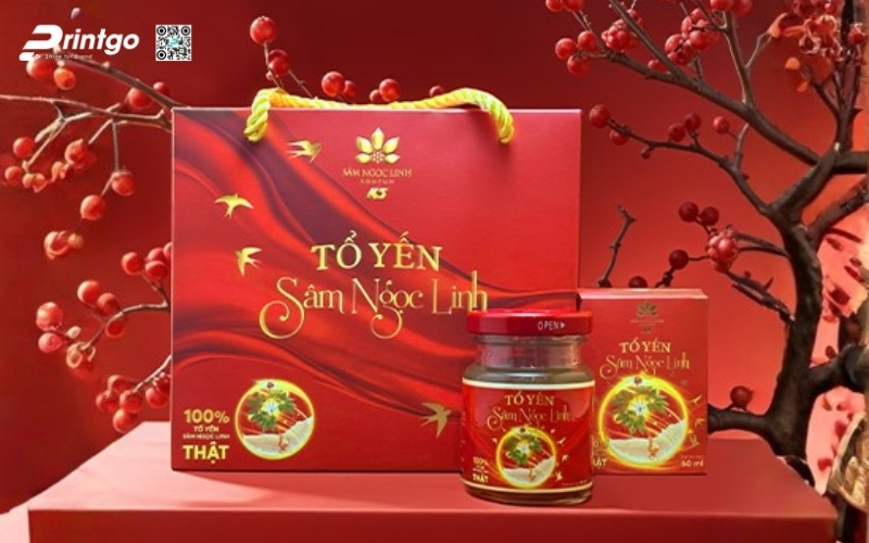 Mẫu hộp quà tết sâm Ngọc Linh Mẫu hộp quà tết sâm Ngọc Linh