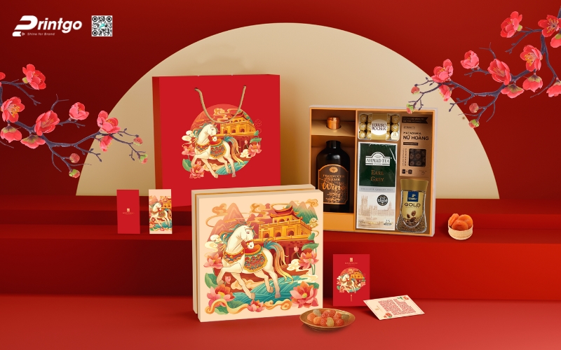 Printgo - Đơn vị in hộp quà Tết 6 món cao cấp tại xưởng hàng đầu Việt Nam Printgo - Đơn vị in hộp quà Tết 6 món cao cấp tại xưởng hàng đầu Việt Nam