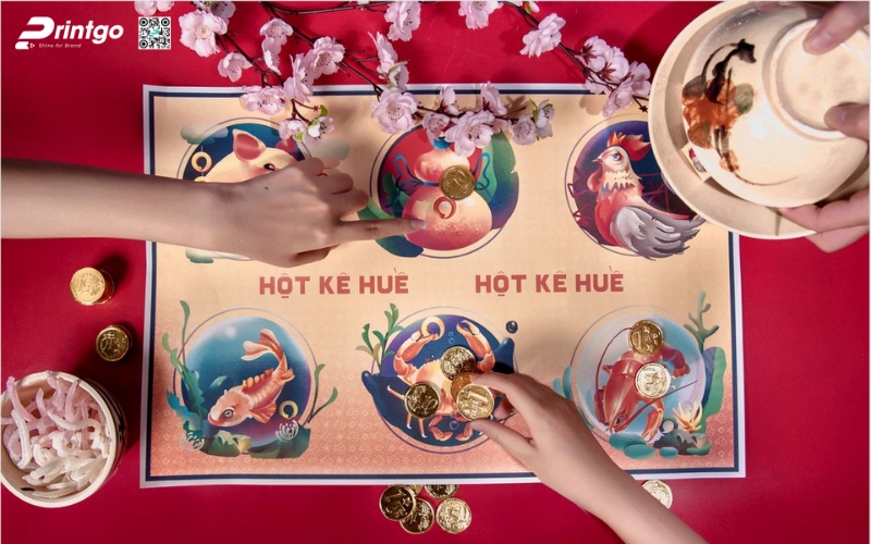 Hộp quà tết độc đáo kèm board game Hộp quà tết độc đáo kèm board game