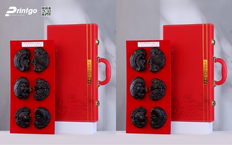 Mẫu hộp quà Tết nấm linh chi cao cấp và sang trọng nhất 2026 Mẫu hộp quà Tết nấm linh chi cao cấp và sang trọng nhất 2026