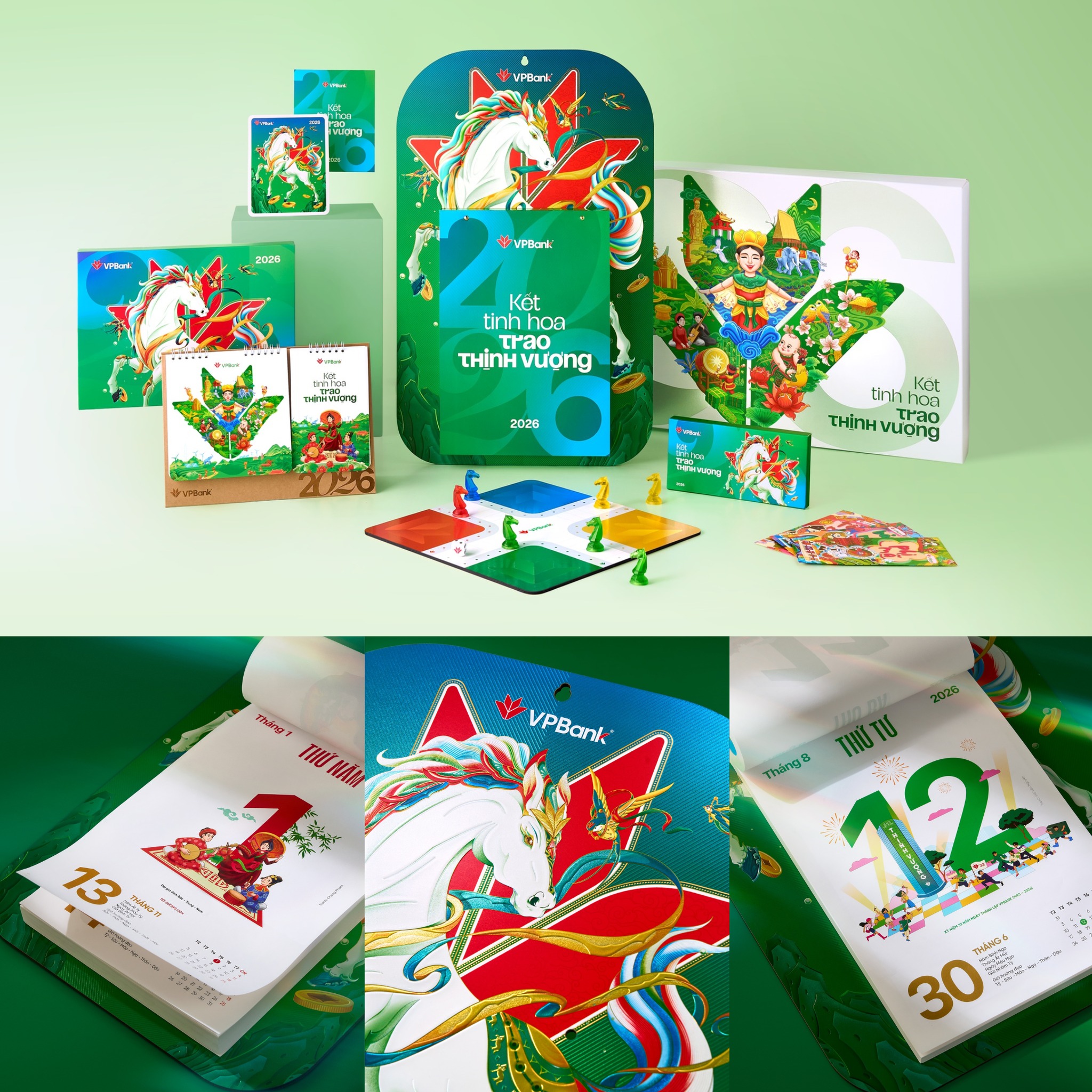 Bộ sưu tập lịch ngân hàng VP Bank 2026 Bộ sưu tập lịch ngân hàng VP Bank 2026