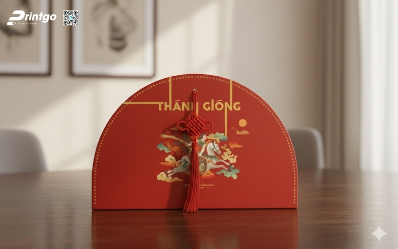 Hộp quà tết độc đáo hình bán nguyệt Hộp quà tết độc đáo hình bán nguyệt