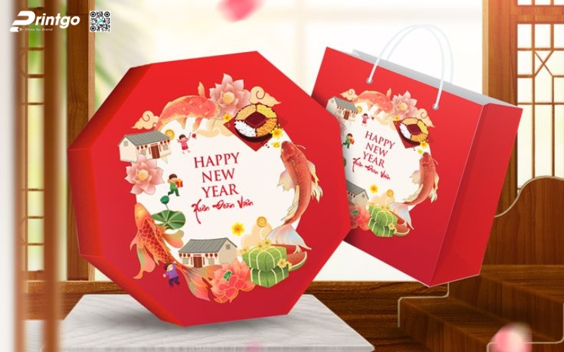 Mẫu hộp quà tết không rượu có quy cách đặc biệt Mẫu hộp quà tết không rượu có quy cách đặc biệt