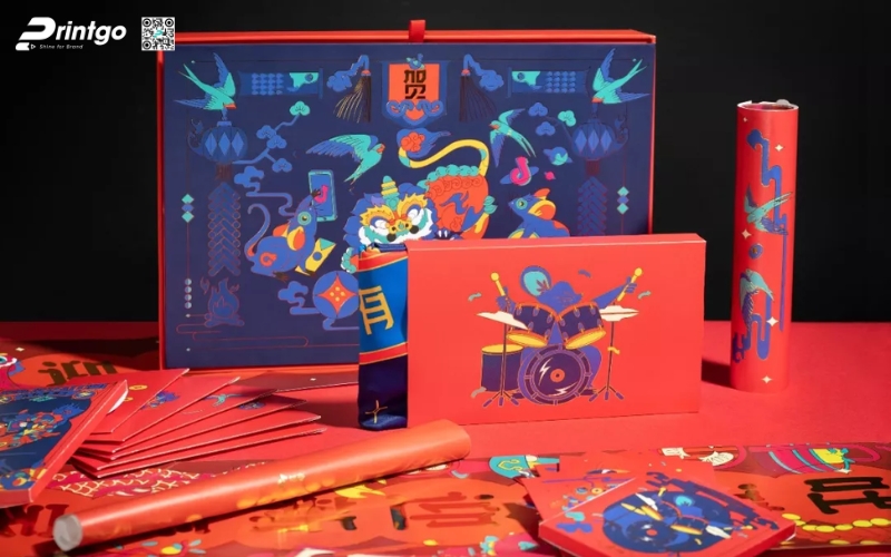 Hộp quà tết độc đáo kèm board game Hộp quà tết độc đáo kèm board game