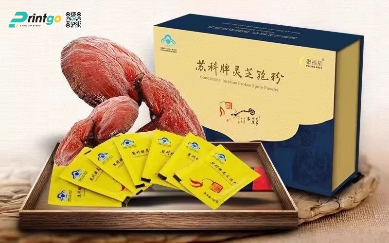 Mẫu hộp quà Tết nấm linh chi cao cấp và sang trọng nhất 2026 Mẫu hộp quà Tết nấm linh chi cao cấp và sang trọng nhất 2026